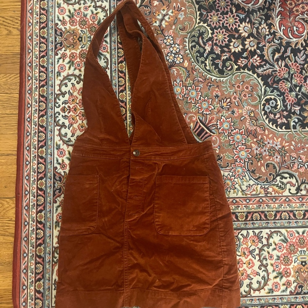 Free People Courderoy Overall Skirt